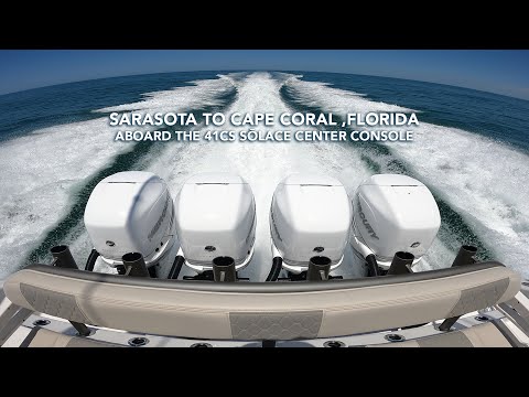 41CS Sōlace Sarasota to Cape Coral, Florida Run | BoatHouseH2o.com