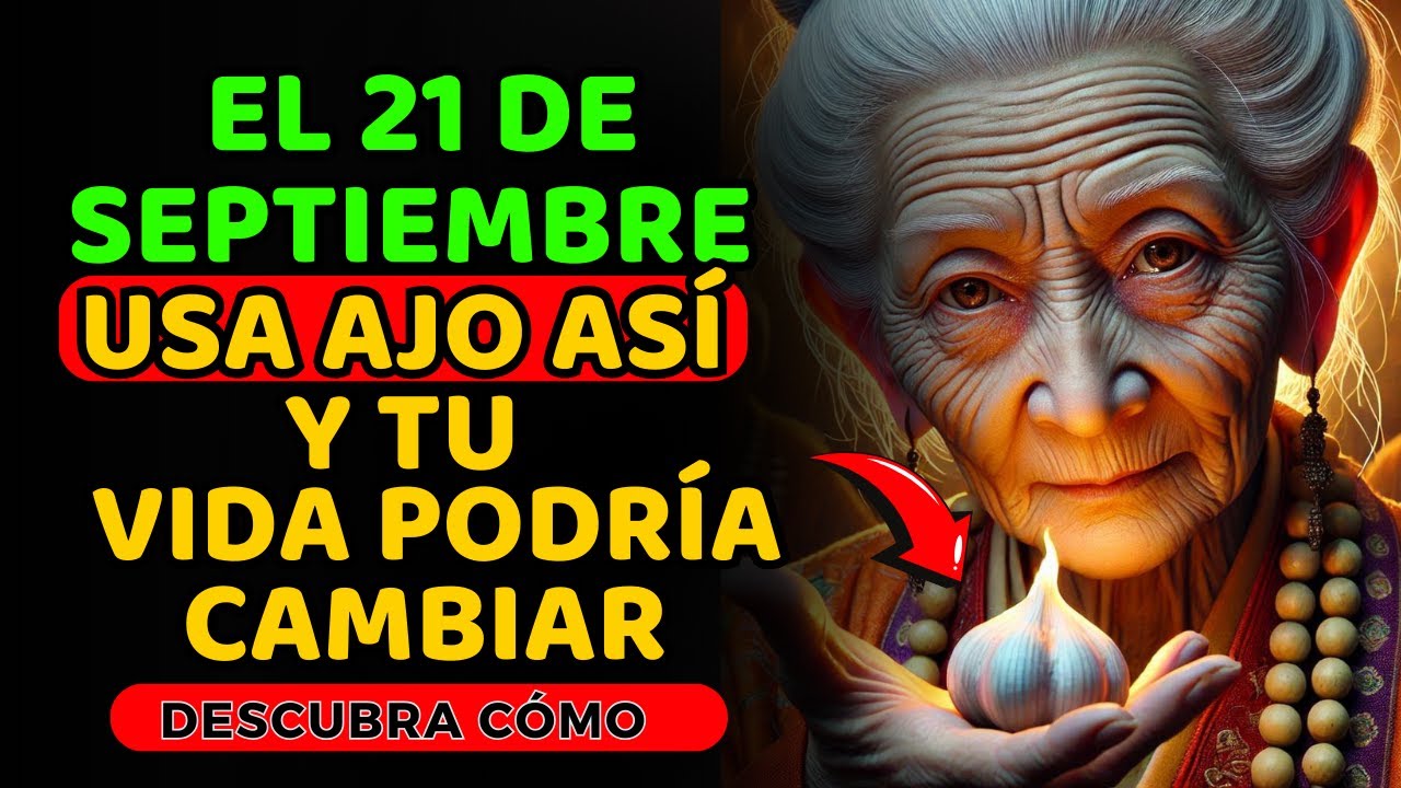 ¡HÁGASE RICO! Usa un DIENTE DE AJO de esta manera el 21 DE SEPTIEMBRE ¡Y GANA DINERO!