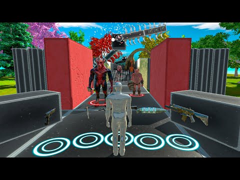 🔥FPS AVATAR PASSES DEADLY OBSTACLE COURSE VS ALL UNITS - Animal Revolt Battle Simulator