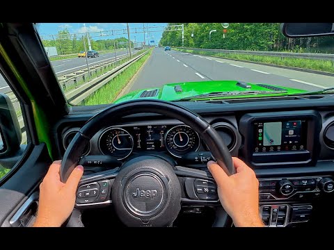 2019 Jeep Wrangler JL 3.6 V6 Unlimited 4x4 - POV Test Drive exhaust sound and acceleration