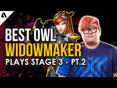 Best Overwatch League Widowmaker Plays - OWL Stage 3 Pt. 2