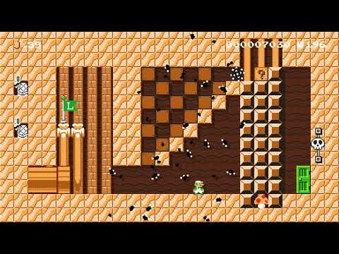 3-C Sand Spike Temple by Be cheesed 🍄 Super Mario Maker 2 #akd