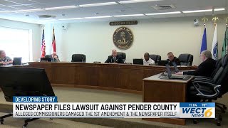 ‘Violated our rights’: Newspaper owner sues Pender County, commissioners