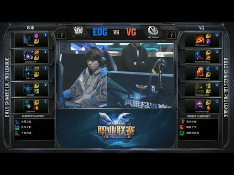 LPL EDG vs VG Game 2 Highlights (LPL Spring 2015)