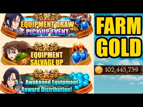FARM DIAMONDS AND GOLD!!!! SALVAGE AND EQUIPMENT RATE UP EVENT!!!!  - Seven Deadly Sins: Grand Cross