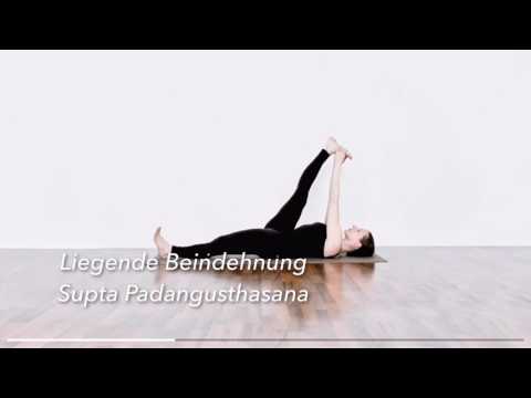 Die Liegende Beindehnung (Yoga Supta Padangusthasana)