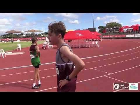 U13 Mens 200m Hurdles -  Final 1 - 2018 Coles Little Athletics Championships