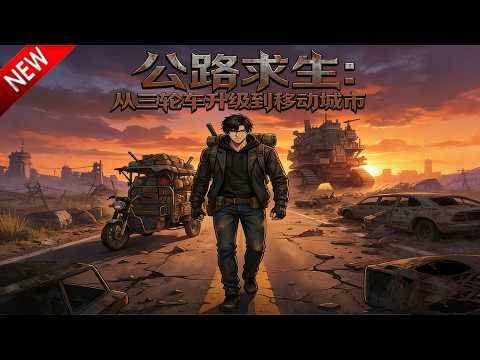 💥【新番上线】诡异降临，陈野觉醒升级系统，生锈自行车秒变装甲战车，破旧帐篷进化为移动堡垒，物资无忧，一路开挂逆袭！《公路求生：从三轮车升级到移动城市》全集Multi SUB #热血 #漫剧 #动漫魔女