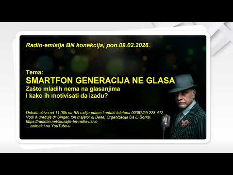 SMARTFON GENERACIJA NE GLASA - Zašto mladih nema na glasanju? || BN KONEKCIJA