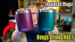 SUNWILL Travel Coffee Mug with Lid 14oz Review