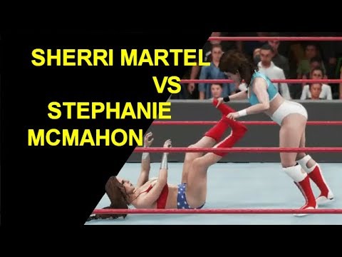 WWE 2K18 Stephanie McMahon vs Sherri Martel - Knockout Match