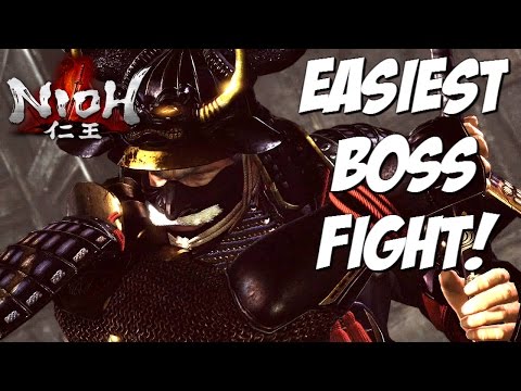 Nioh - Easiest Boss Fight Ever! Honda Tadakatsu Boss Fight Walkthrough