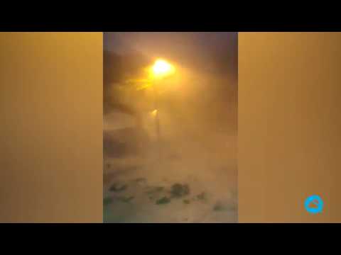 Nasse Downbursts in Katalonien, Spanien