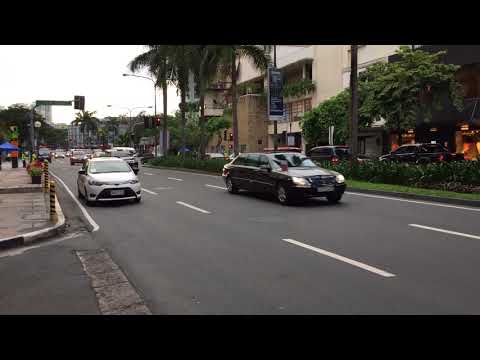 Dmitry Medvedev, Prime Minister of Russia, passing through Makati
