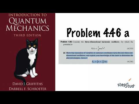Problem 4.46 a) Introduction to Quantum mechanics