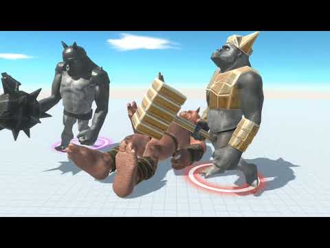 ogre lord vs mutant primates | animal revolt battle simulation | arbs test