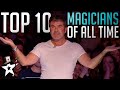 Top 10 BEST Magicians OF ALL TIME on Britain's Got Talent!