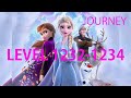 FROZEN FREE FALL JOURNEY LEVEL 1232 1234
