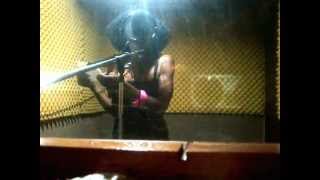 Foxy Brown (reggae artist) voicing dubplates - Kaya Sound dubplates service (Kingston,Jamaica)