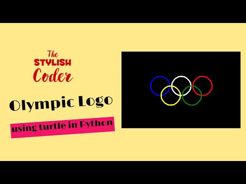 Olympic Logo Using Turtle Python The Stylish Coder