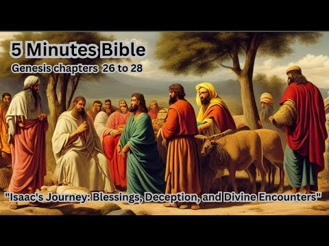 5 Minutes Bible | Genesis 26 to 28 | #Jesus #Bible