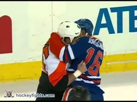 Jody Shelley vs Darcy Hordichuk