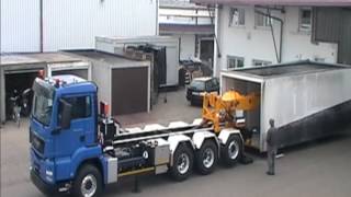 Camion porte-conteneur MAN TGS 35.480 Euro 6 8x4 Deuringer Garagetransporter à vendre - Image 4 | Autoline CM Camion porte-conteneur MAN TGS 35.480 Euro 6 8x4 Deuringer Garagetransporter | Image 4 - Autoline