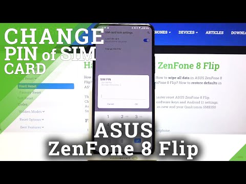 How to Change SIM PIN in ASUS ZenFone 8 Flip – Set SIM Passcode