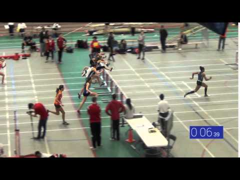 60mH - Cadet F - Qualif - Aholou - Université McGill Rencontre ouverte MARTLET, Montréal 2015