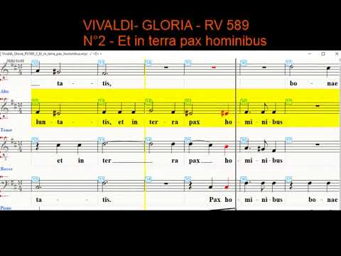 Vivaldi Gloria - 2 Et in terra - ALTO