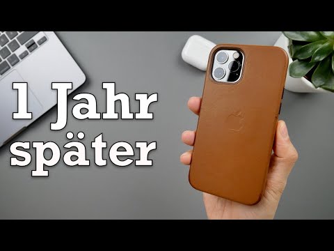 Apple Leder Case iPhone 12 Pro nach 1 Jahr