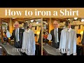 How To Iron A Shirt