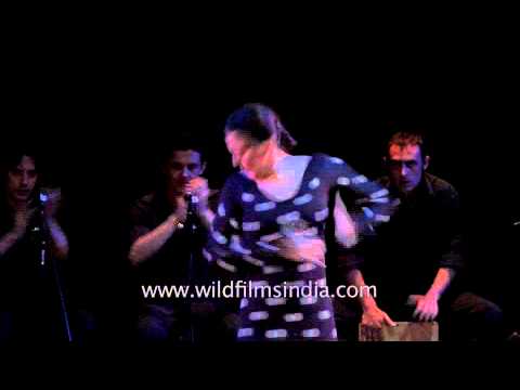 Rendimiento de flamenco coreografiada de María Páges