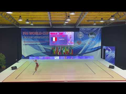 Final World Cup Aerobic Gymnastics Cantanhede 2022 IW France LESTRUHAUT Clara