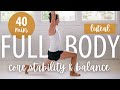 Luteal 40 Min Full Body Strength Workout For Core Stability Balance Slow Low