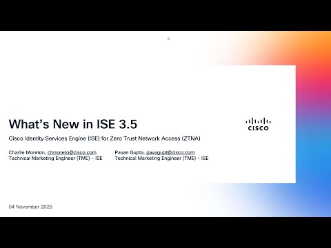 What's New in ISE 3 5