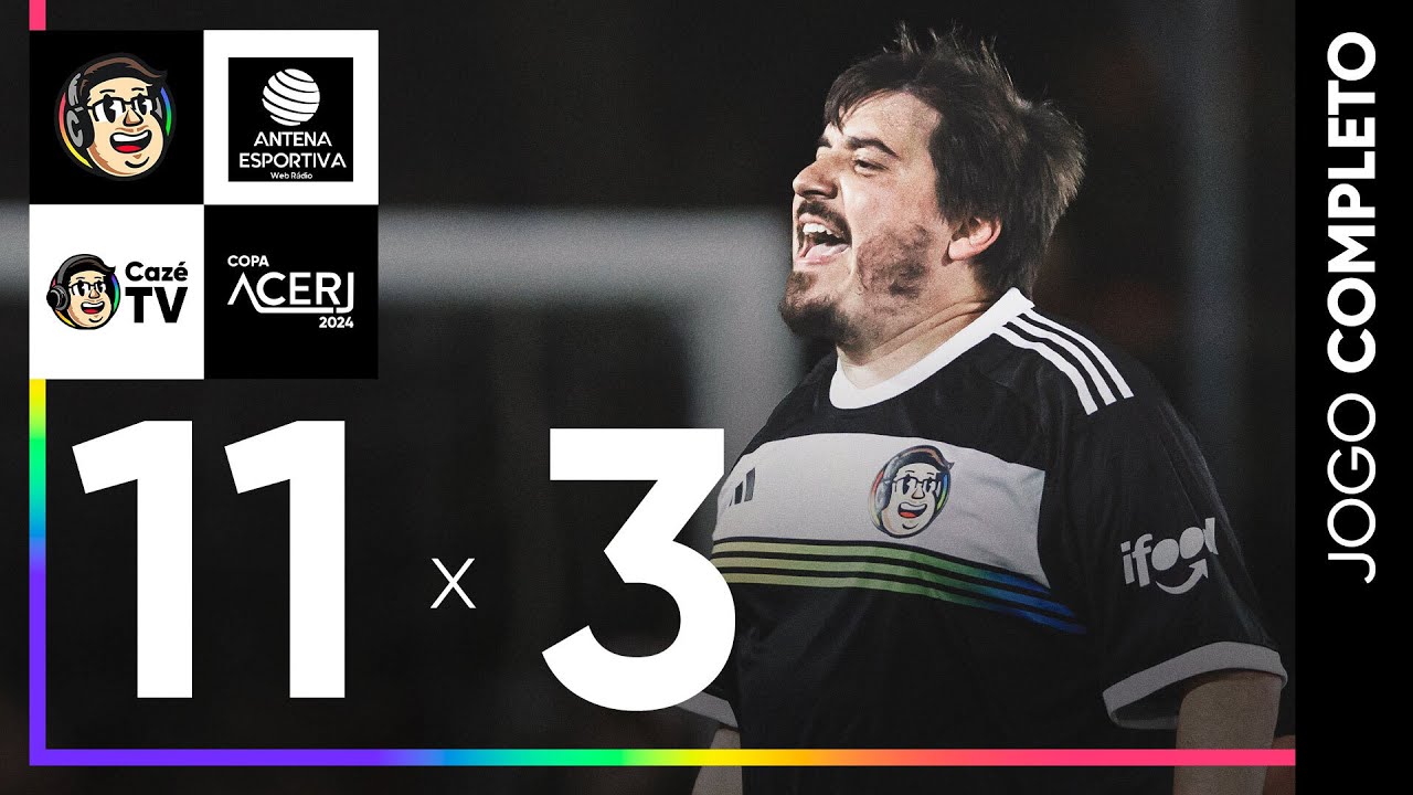 AO VIVO E COM IMAGENS: CAZÉTV FC X ANTENA ESPORTIVA | QUINTA RODADA | COPA ACERJ 2024