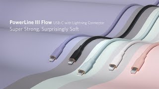 Anker 641 USB-C to Lightning Cable (Flow, Silicone) - 3ft/Lilac Purple