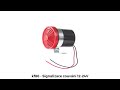 Modul signalizácie cúvania 12V / 24V - 105dB / 10W (ø 58 x 80mm) - Video Youtube