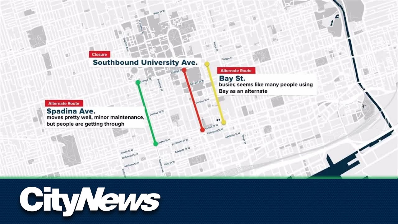 Avoiding downtown Toronto traffic congestion