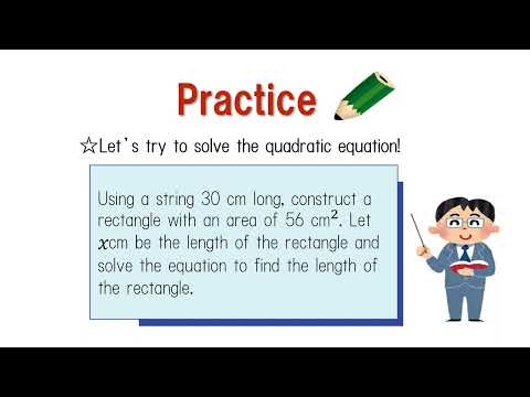 中3＿二次方程式＿二次方程式の解き方英語版