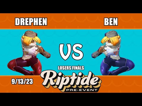 Riptide Prelocal - Losers Finals - Drephen (Sheik) Vs. Ben (Sheik)