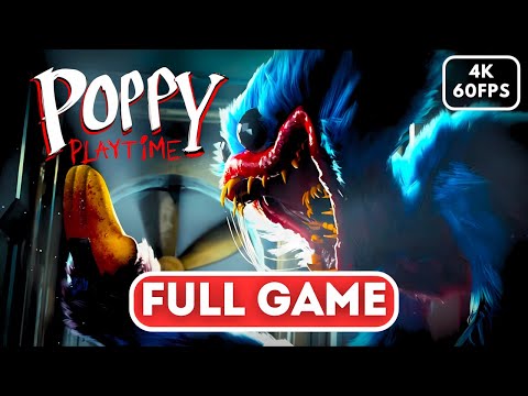 POPPY PLAYTIME CHAPTER 1 Gameplay Walkthrough FULL GAME【4K 60FPS】No Commentary
