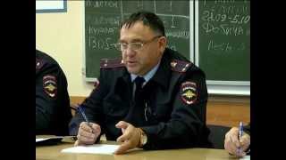 Пресс-конференция в 6 батальоне ДПС ГИБДД в Бронницах
