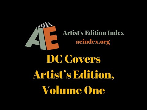 DC Covers Artist’s Edition, Volume One (flip through)