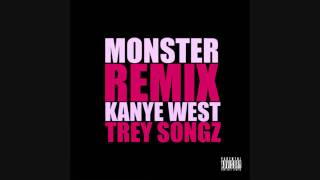 Kanye West - Monster Remix Feat. Trey Songz (Official CDQ)