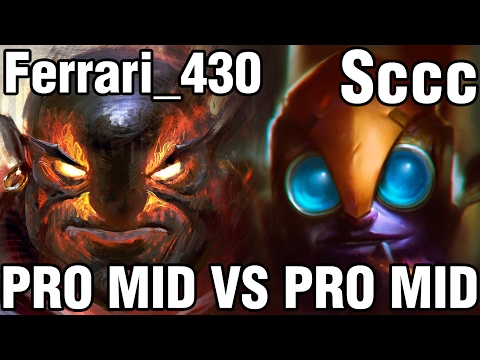 PRO MID VS PRO MID - Sccc Tinker VS Ferrari_430 Ember Spirit - Dota 2