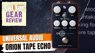 Video thumbnail for UNIVERSAL AUDIO ORION TAPE ECHO | Review | Guitar Interactive by Guitar Interactive Magazine