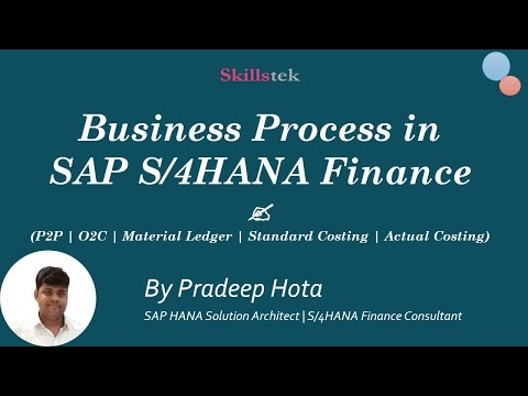 Business Process in SAP S4 HANA Finance1909 (SAP FICO) - Learn the Concept