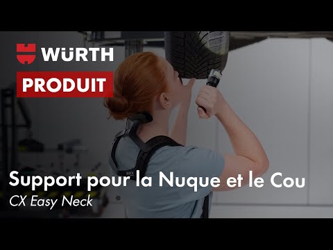 Support pour la nuque et le cou CX Easy Neck  - Gamme exosquelettes Würth